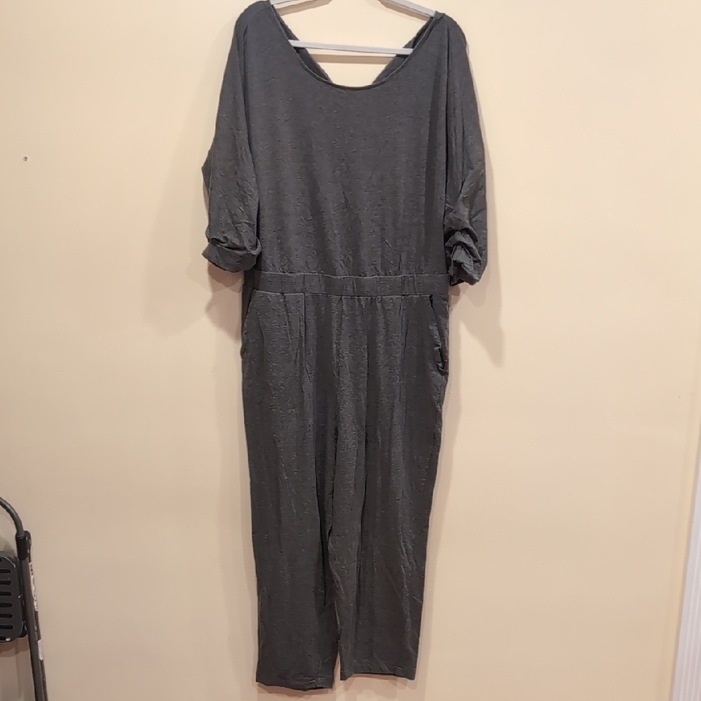 Soft Surroundings Dark Gray Jumpsuit